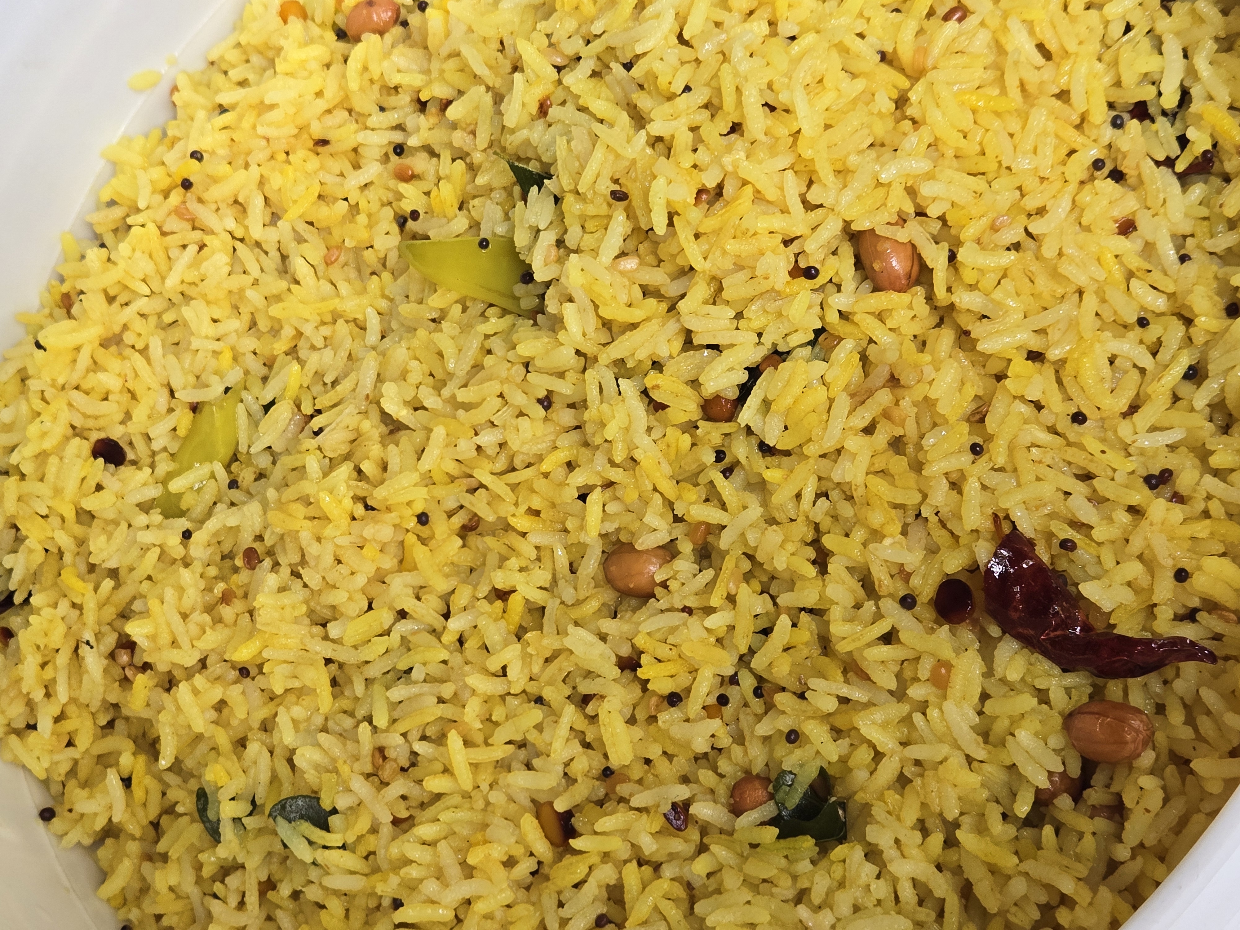 A homemade rice dish from our kitchen